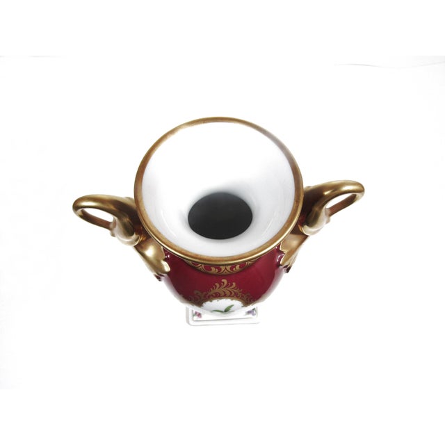 Kaiser Comtesse West German Porcelain Swan Handle Vase For Sale - Image 10 of 14