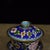 Metal Vintage Chinese Cloisonné Enamel Lidded Tea Bowl Gaiwan With Peony Motif For Sale - Image 7 of 9