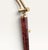 Mid-Century Italian Lacquered Goatskin & Brass Adjustable Torchiere Floor Lamp, 1950s For Sale - Image 12 of 18