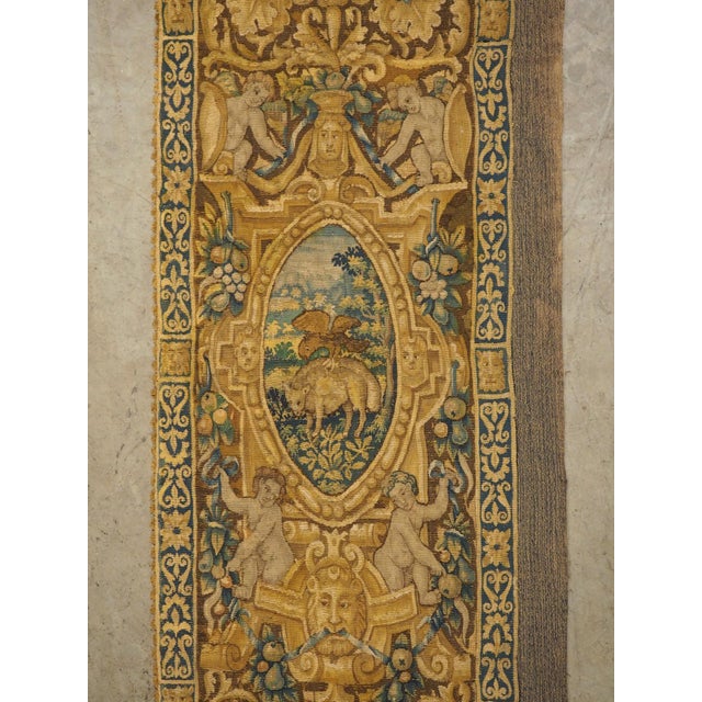 Circa 1700 Silk Brussels Tapestry Fragment, the Divine Order of the Universe For Sale In Dallas - Image 6 of 18