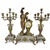 Art Nouveau L“L’Aurore Table Clock and Candelabras from Hardyau Fils, Set of 3 For Sale - Image 6 of 9