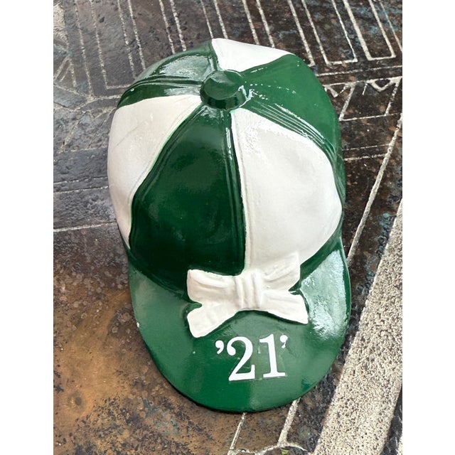 Mid 20th Century Vintage "21" Club Nyc Jockey Hat Bottle Opener For Sale - Image 5 of 11