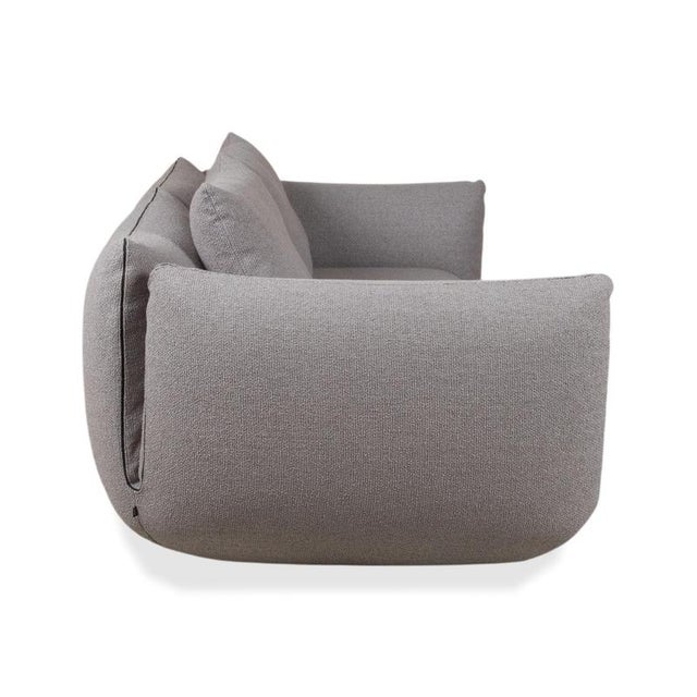 Jalis 21 Set of Fabric Two-Seater Stool and Grey Sofa, Set of 2 For Sale - Image 15 of 18