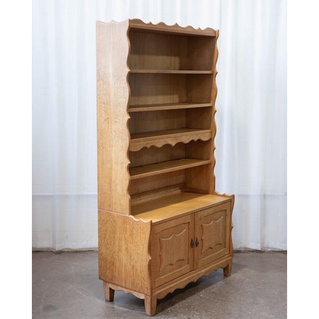 Henning Kjærnulf Danish Oak Bookcase, C. 1970s For Sale - Image 9 of 13