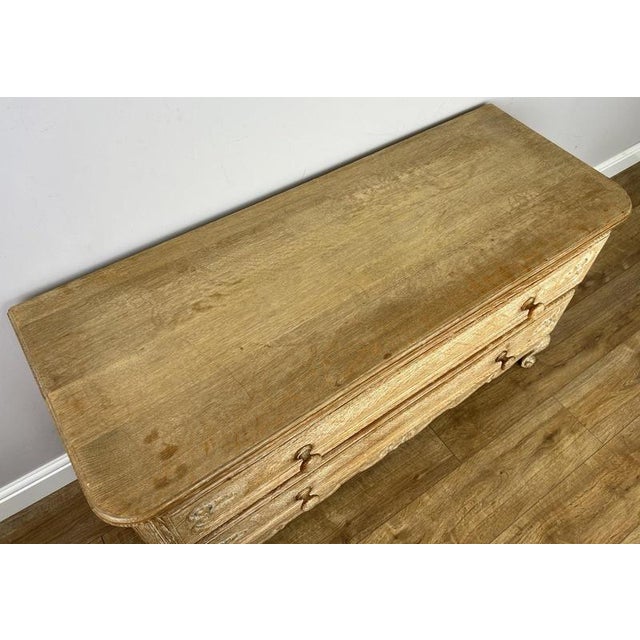 Vintage French Louis Oak Chest of 2 Drawers For Sale - Image 15 of 17
