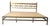 Italian Brass Double Bed from the 1970s For Sale
