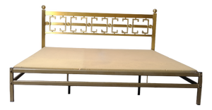 Italian Brass Double Bed from the 1970s