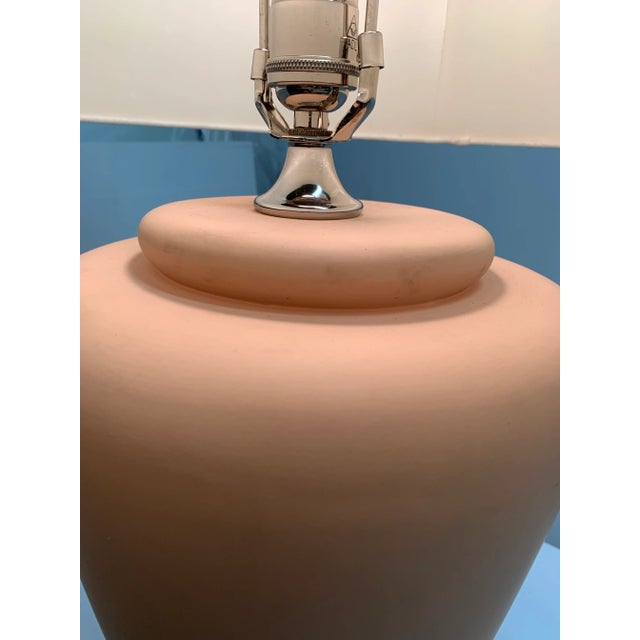 Mid-Century Modern 1970s Table Lamp with Shade For Sale - Image 3 of 6