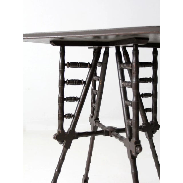 Antique End Table For Sale - Image 10 of 12