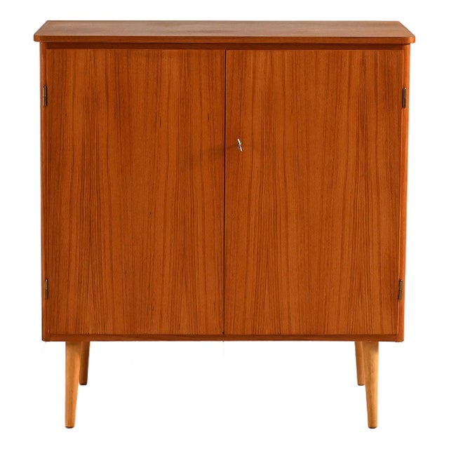 Vintage Northern European Teak Cabinet, 1960s For Sale