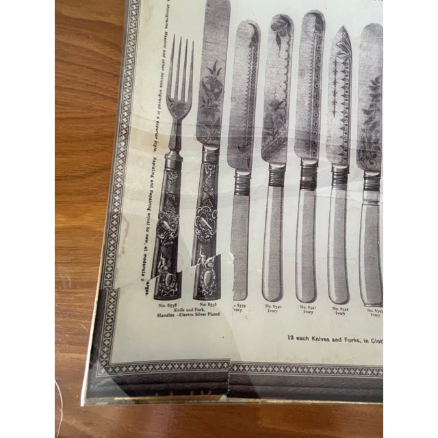 Mid 20th Century Fornasetti Style Glass Platter, Hollywood Regency, 20th Century For Sale - Image 5 of 9
