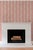 Not Yet Made - Made To Order Garden Leaf Stripe Grasscloth Wallpaper by House Party | Blush Pink & Coral | 6 Yards For Sale - Image 5 of 6