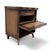 1950s Atomic Walnut Drop-Front Nightstand With Metal Legs, Mid-Century For Sale - Image 13 of 16