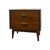 Vintage Mid Century Modern Walnut 2-Drawer Nightstand / End Table For Sale - Image 4 of 8