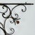 American Vintage Architectural Salvage Wrought Iron & Brass Wall Decor With Floral and Scroll Motif For Sale - Image 3 of 8