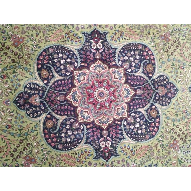 Wool pile genuine hand made very fine Persian Tabriz