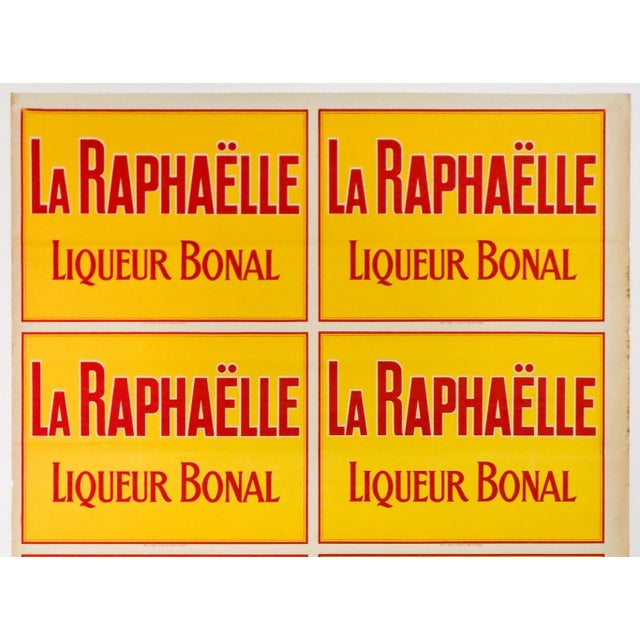 Date: 1920's Size: 32.5 x 48 inches Artist: Unknown This vintage alcohol advertisement is absolutely charming; with its...