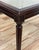 Wood Vintage Carved Wood Caned Game Table With Inset Glass Top For Sale - Image 7 of 11