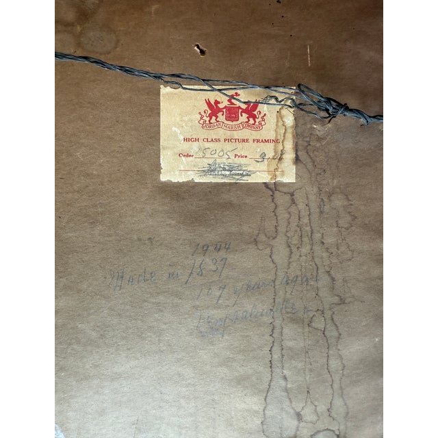 Antique Signed and Dated 19th Century Needlework Sampler For Sale - Image 12 of 14