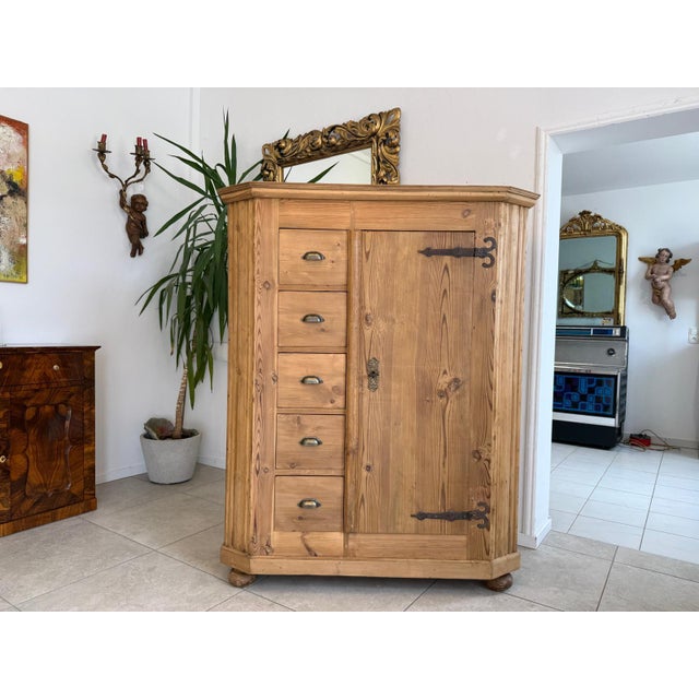 Antique Baroque Pantry Cupboard For Sale - Image 13 of 18