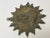 19th Century French Convent Late 19th Century Brass Haloed Christ Blessing Sunburst Plaque For Sale - Image 5 of 12