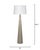 Contemporary Alps Floor Lamp, Warm Grey Steel For Sale - Image 3 of 6