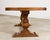 Country French Oak Parquet Top Farmhouse Trestle Dining Table For Sale In Sacramento - Image 6 of 12