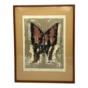 Ivan Mosca (Italy, 1914-2005) Color Lithograph, Framed