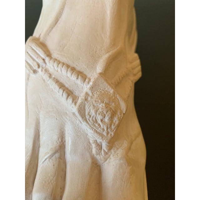 Grand Tour Style Greek or Roman Plaster Foot Sculpture For Sale - Image 9 of 12