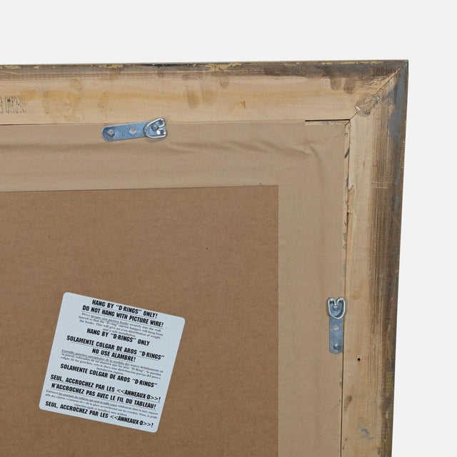 Traditional Wood Framed Mirror With Carving and Gilding For Sale - Image 3 of 5