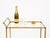 1970s Faux Bamboo Brass and Crystal Serving Bar Cart from Maison Jansen, 1970s For Sale - Image 5 of 11