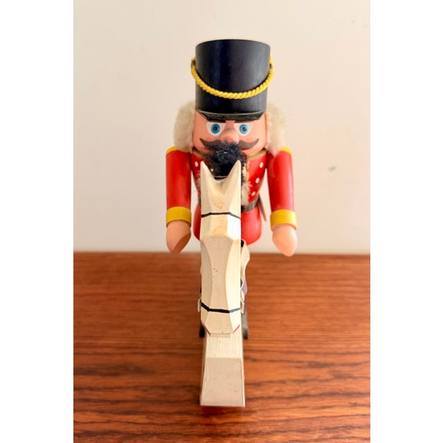 German Nutcracker with Rocking Horse, 1970s For Sale - Image 6 of 11