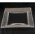 Glass Vintage Tiffany & Co Woven Basket Weave Square Crystal Platter / Dish For Sale - Image 7 of 16