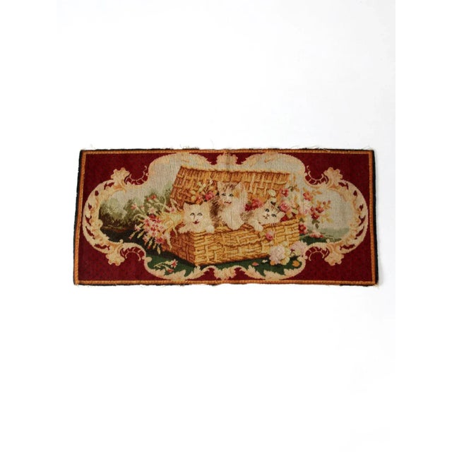 Antique Woven Tapestry Wall Hanging For Sale - Image 9 of 9