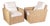 Armchairs with Braided Junction, Set of 2 For Sale