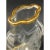 Baccarat Baccarat Attributed French Crystal Gilded Silver Mounted Engraved Vase For Sale - Image 4 of 12