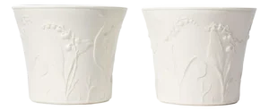 Gunnar Wennerberg “Liljekonvalj” Gustavsberg Porcelain Planters