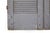 Pair of Weathered Gray-Painted Arched Dome Louvered Doors, 19th Century For Sale - Image 10 of 17