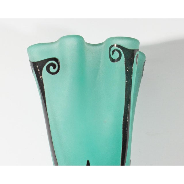 1997 Art Glass Flower Sculpture by Stephen Fellerman and Clair Raabe For Sale In Indianapolis - Image 6 of 6