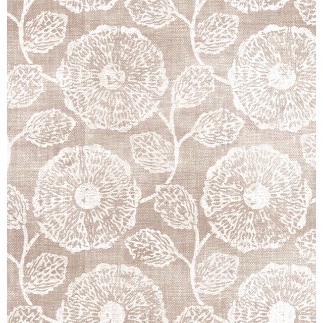 Traditional Freedia Floral Pillow Cover in Dune, 22x22 Pillow For Sale - Image 3 of 3