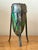 Late 20th Century Vintage Boho Drip Glaze Vase in Stand For Sale - Image 5 of 7