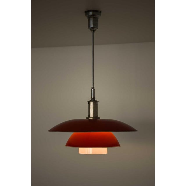 PH-5 Pendant Lamp in Chrome, Lacquer and Metal attributed to Poul Henningsen, 1920s For Sale - Image 10 of 11