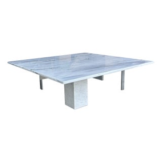 KW1 Metal and Marble Coffee Table by Hank Kwint for Metaform, 1980s For Sale