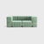 Not Yet Made - Made To Order Curt Modular Set - Flexible 2-Seater with Armrests - Barcelona - Patina - V3347/46 (Light Green) by Ambivalenz, Set of 7 For Sale - Image 5 of 5