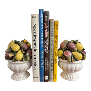 Vintage Book Bundle on Antique Needlepoint Textiles, Set of 5 For Sale