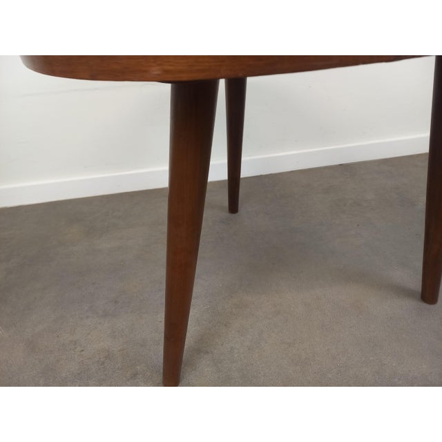1950s Wood Tripod Side Table, 1950s For Sale - Image 5 of 14