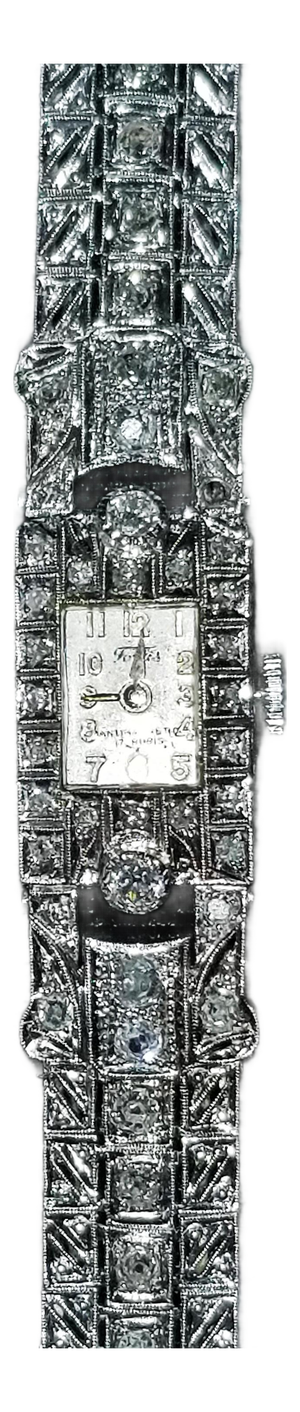 Ladies Vintage Antique Art Deco Diamond Manual Fortis Swiss Watch