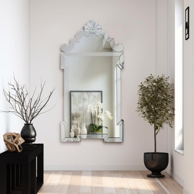 Wood Highgrove Wall Mirror For Sale - Image 7 of 9
