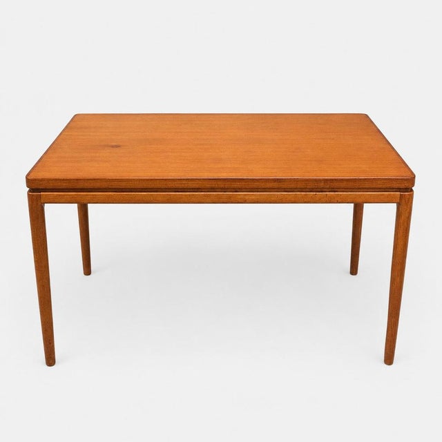 Vintage Scandinavian Extendable Dining Table in Teak For Sale - Image 6 of 6