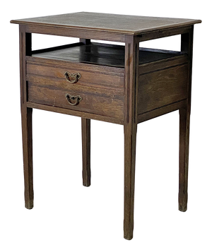 Oak Side Table, 1930s
